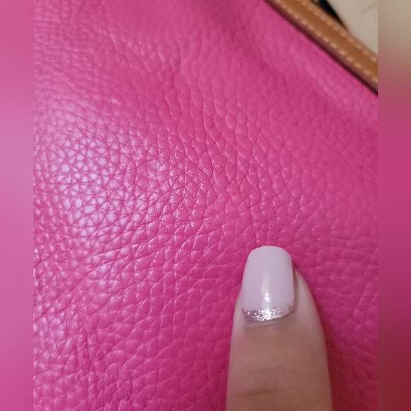 Dooney & Bourke Y2K Pebbled Leather Shoulder Bag - Picture 14 of 16